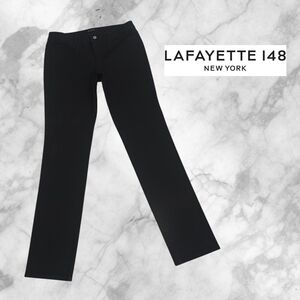 Lafayette 148 New York Women's Slim Straight Stretch Jeans Black 6 *32x34 Actual